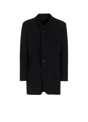 WOOL GABARDINE RIGHT CHANGE POCKET JACKET